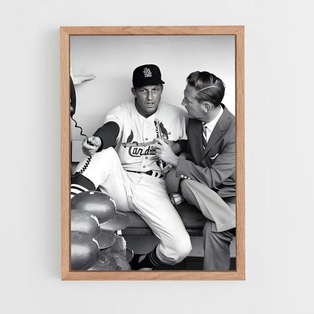 Poster Complices en Blanc et Noir – affiche Baseball (vue 4)